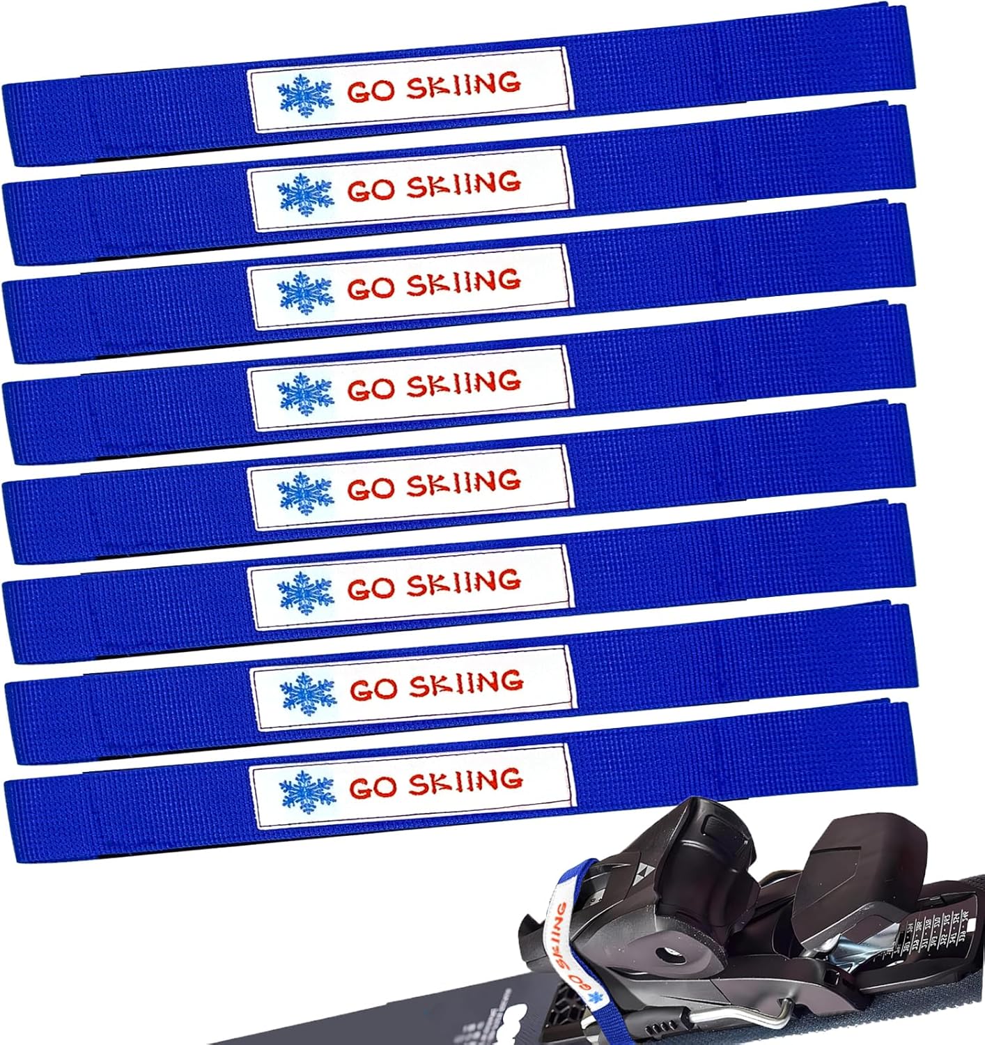 Vecacosic Ski Brake Retainer Strap - Easy Ski Waxing!