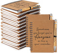 Honoson Spiral Notebooks and Bamboo Pens for Inspirational Gifts