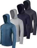 OYGSieg Men's Athletic Hoodies UPF 50+ Sun Protection Shirt