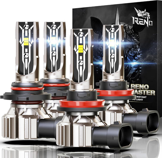 RENO 9005 H11 Bulb Combo for Clear Visibility and Safety