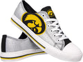 FOCO Women's NCAA Team Logo Glitter Canvas Sneakers - Fan-Ready Style