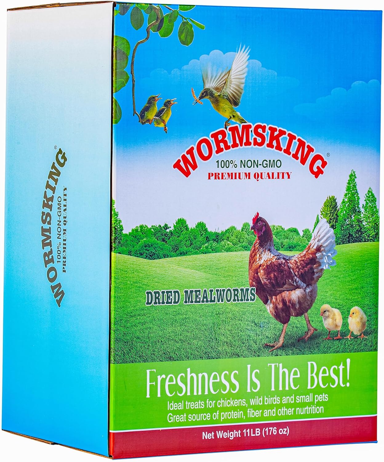 High Protein Non-GMO Dried Mealworms for Poultry and Pets