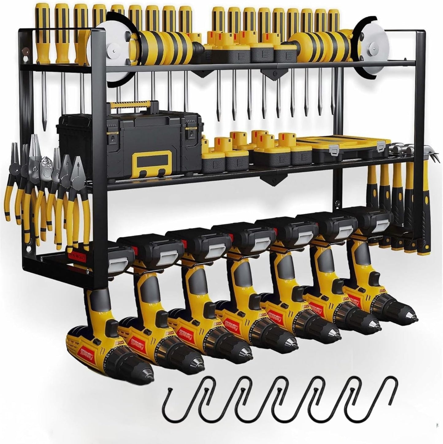 MAVIKS 3 Tier Drill Holder: Organize with Ease!