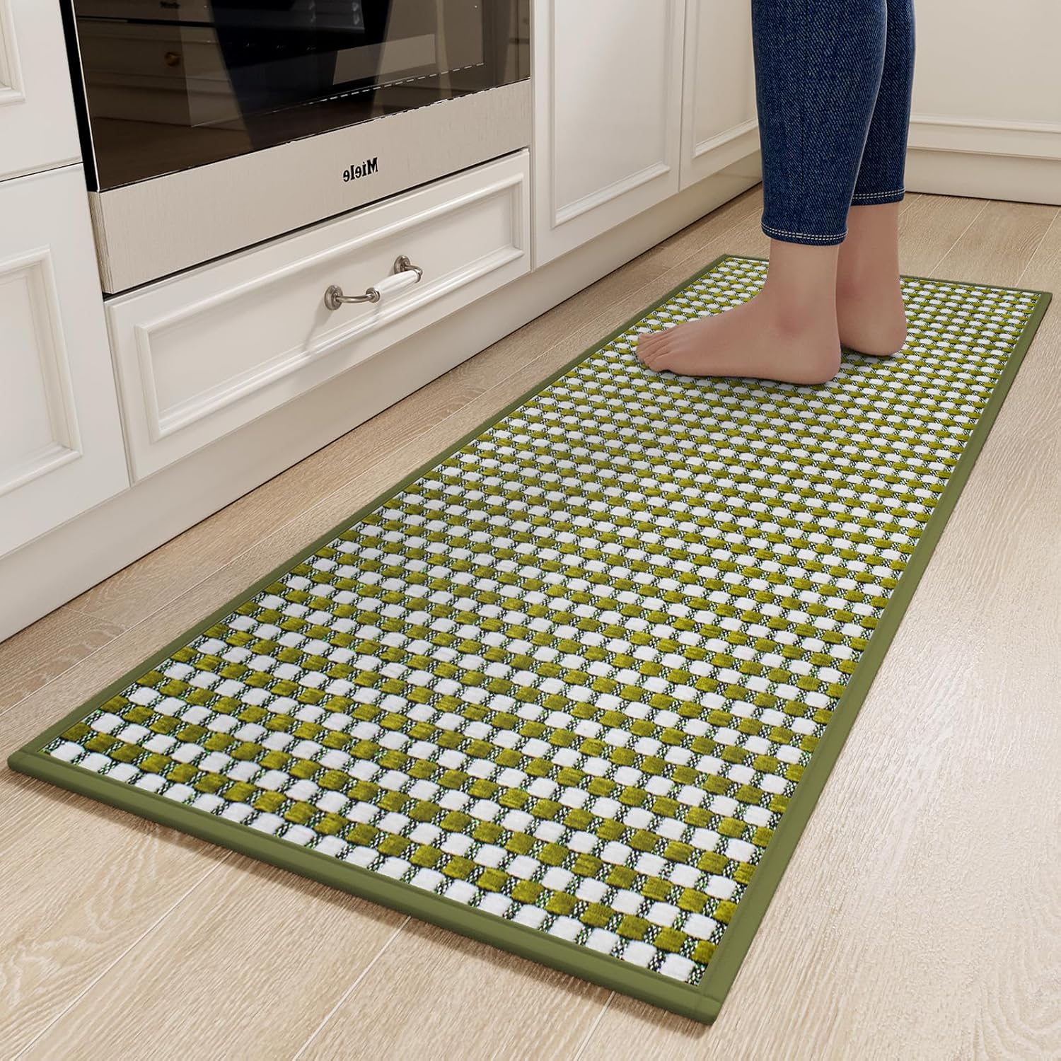 Non Slip Washable Kitchen Runner Rugs for Safe Cooking Spaces
