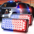 BooYu 2-Pcs Battery Operated LED Emergency Strobe Lights Bar