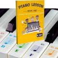 Color Piano Stickers & Music Guide Book for Kids