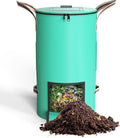 Compost Bin Outdoor 43 Gallon Breathable Reusable Yard Waste Bag