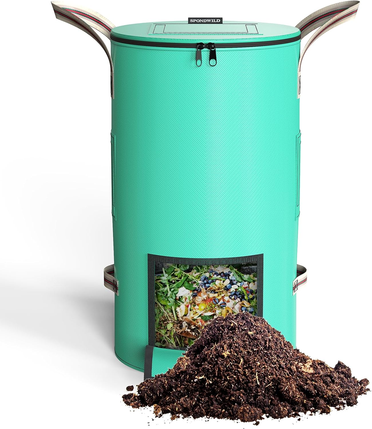 Compost Bin Outdoor - 43 Gallon Reusable Garden Waste Bags