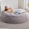 6ft Bean Bag Chair for Adults - Large Plush Faux Fur Lounge