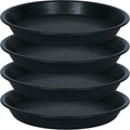 18 in Plant Saucer Drip Tray 4 Pack - Deep Indoor Outdoor Water