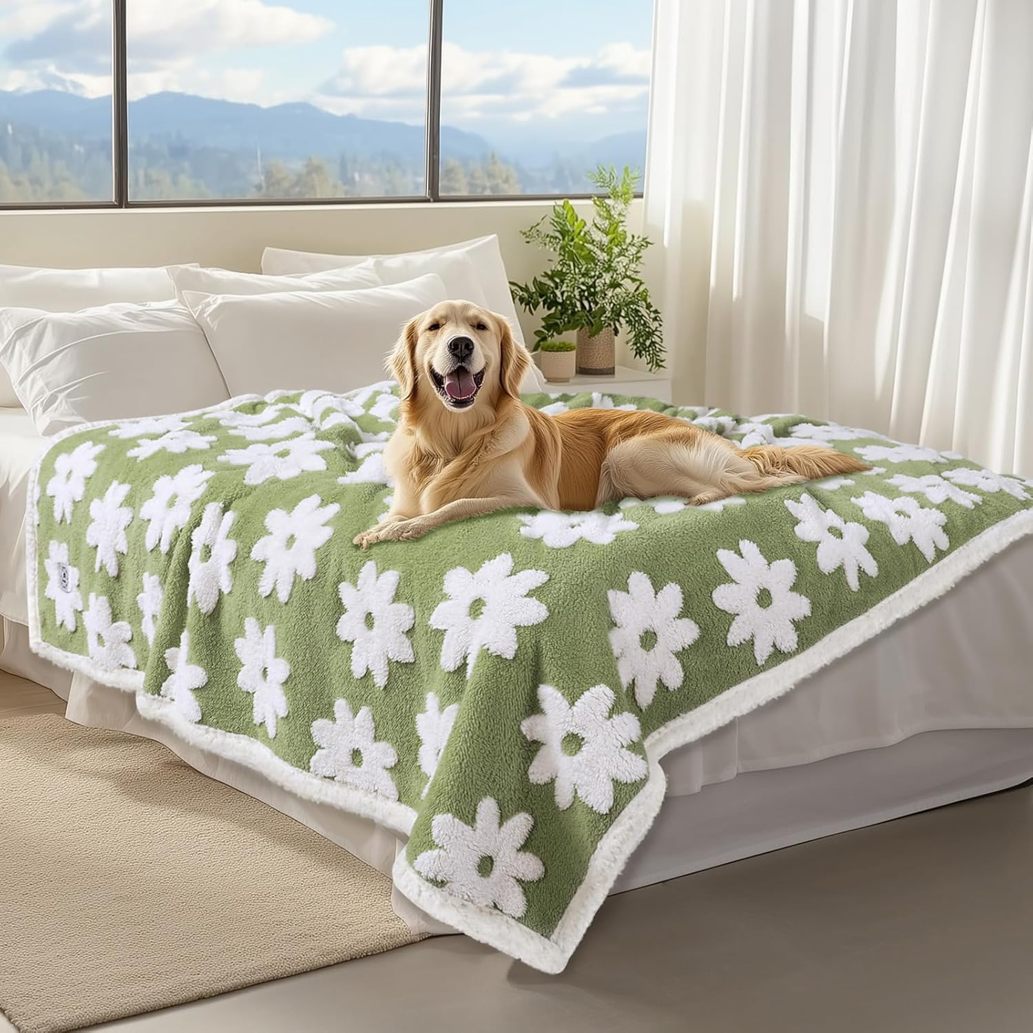 Waterproof Pet Blanket for Medium Large Dogs and Cats
