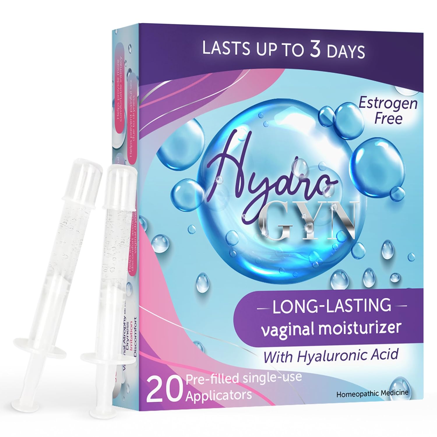 Hydro GYN Vaginal Moisturizer for Long Lasting Dryness Relief