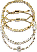 BaubleBar Three Bracelet Gift Set - Personalized Initial Beaded Set