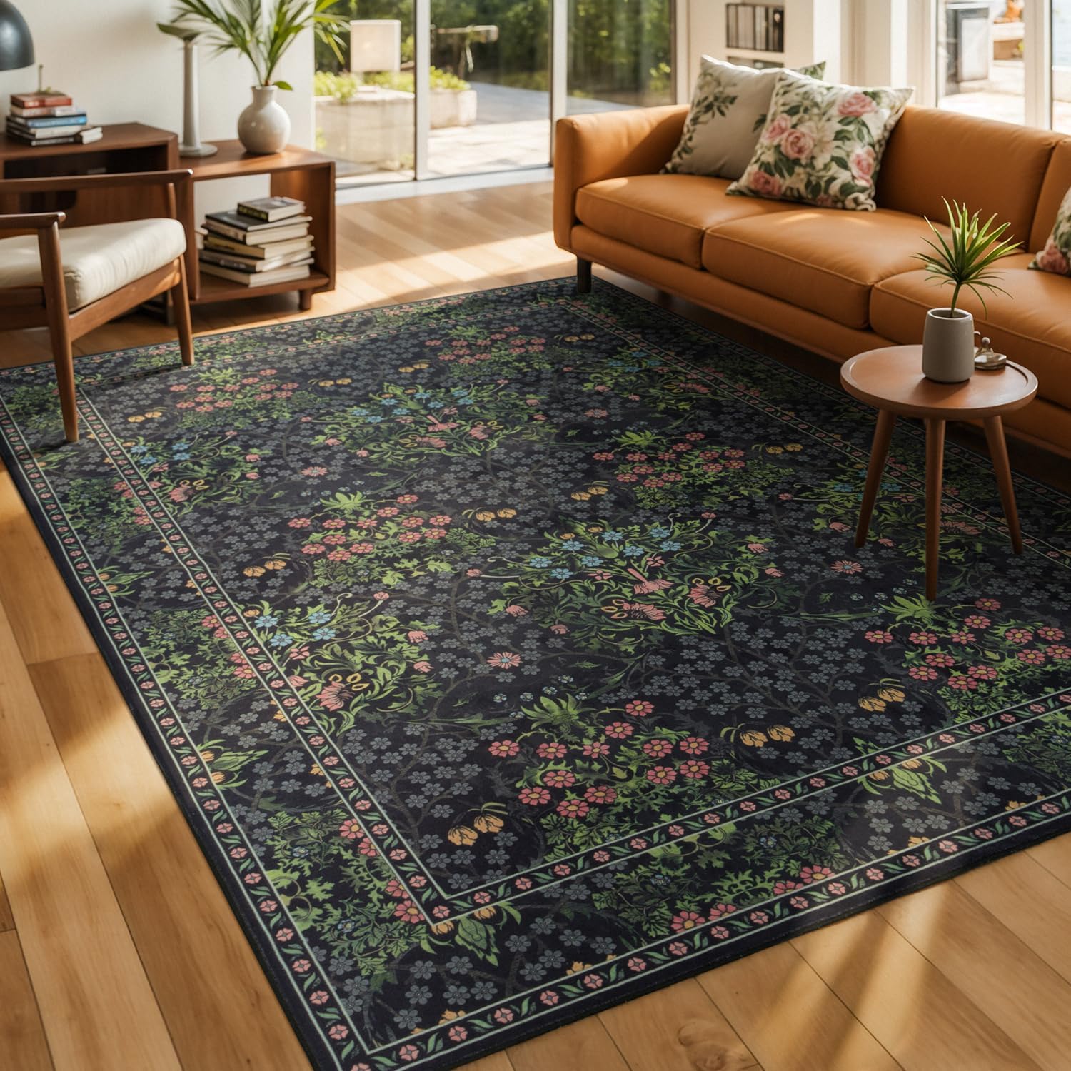 Lessymo Washable Dining Room Rugs for Cozy Living Spaces