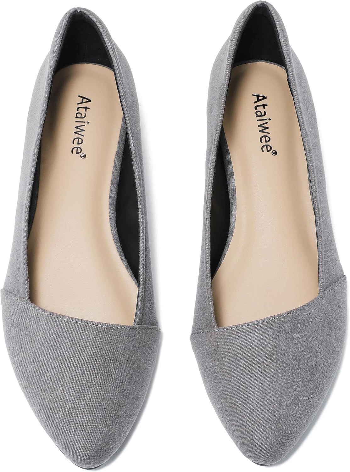 Ataiwee Women's Wide Width Flat Shoes for Comfort and Style
