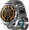 Military Smart Watches for Men with 1000 mAh Battery and More