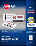 Avery Printable Business Cards 2 in x 3.5 in - Clean, Custom Prints