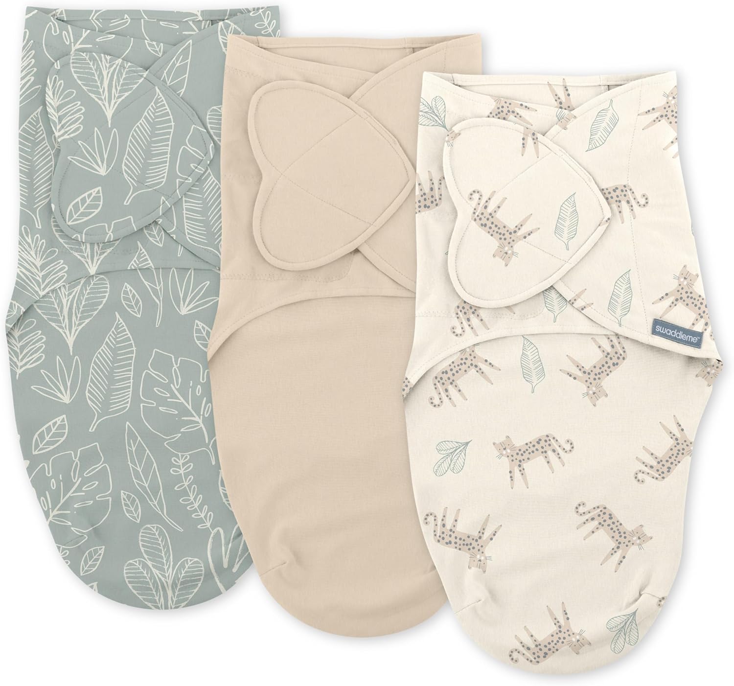 SwaddleMe Monogram Collection Baby Swaddle for Improved Sleep