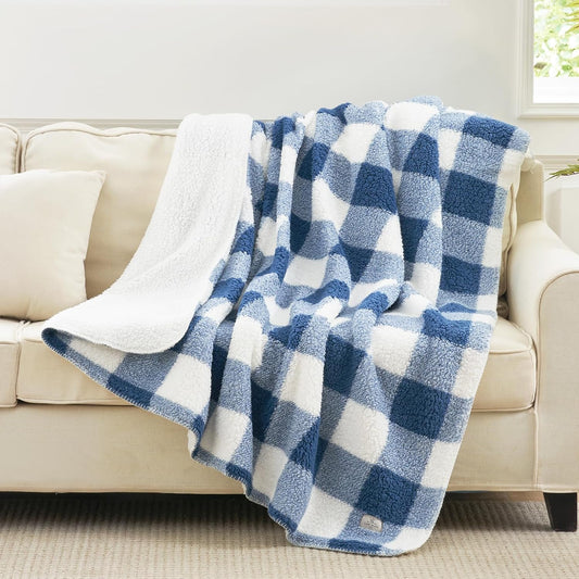 Cozy Bliss Luxury Sherpa Throw Blanket for Ultimate Comfort