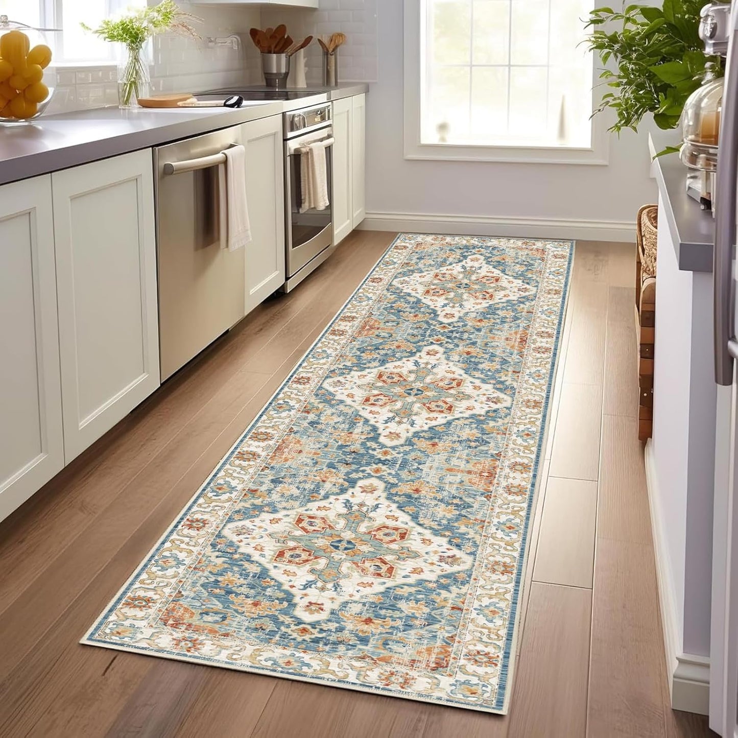 Enkor Runner Rugs for Hallway - Soft Non Slip Floor Mat