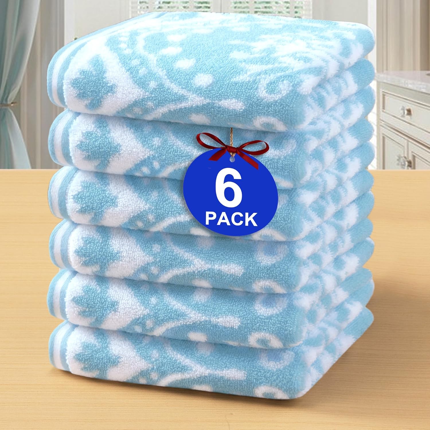 Cotton Wash Cloths for Showering - Quick Dry & Thick Set