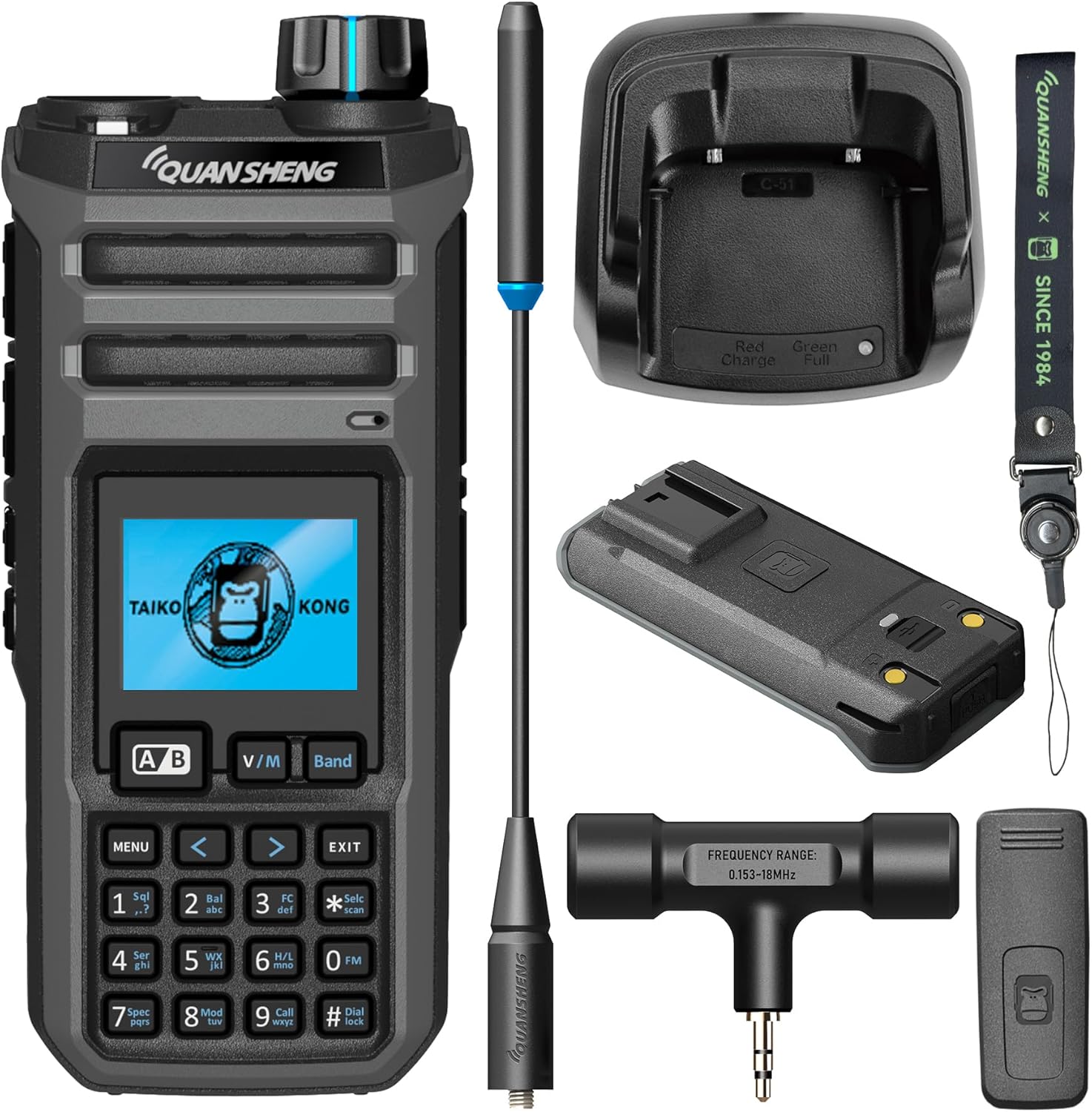 QUANSHENG TK11-5 Long Range Two-Way Radio for Outdoor Use