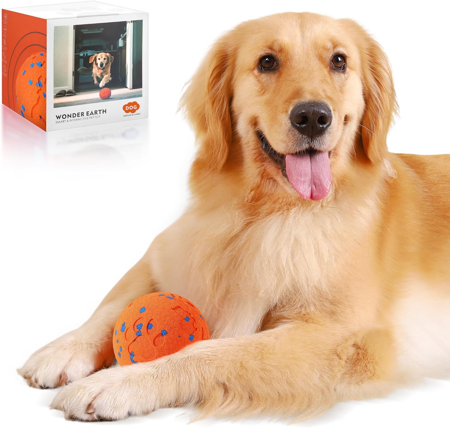 Smart Interactive Dog Toys for Active Dogs - Vibrating Ball