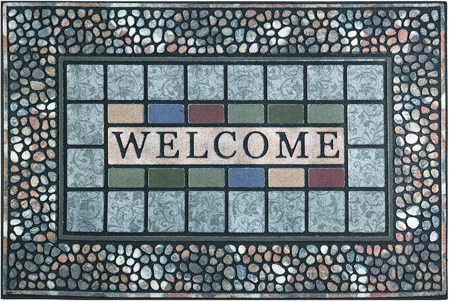 CHICHIC Rectangle Entrance Door Mat for High Traffic Areas