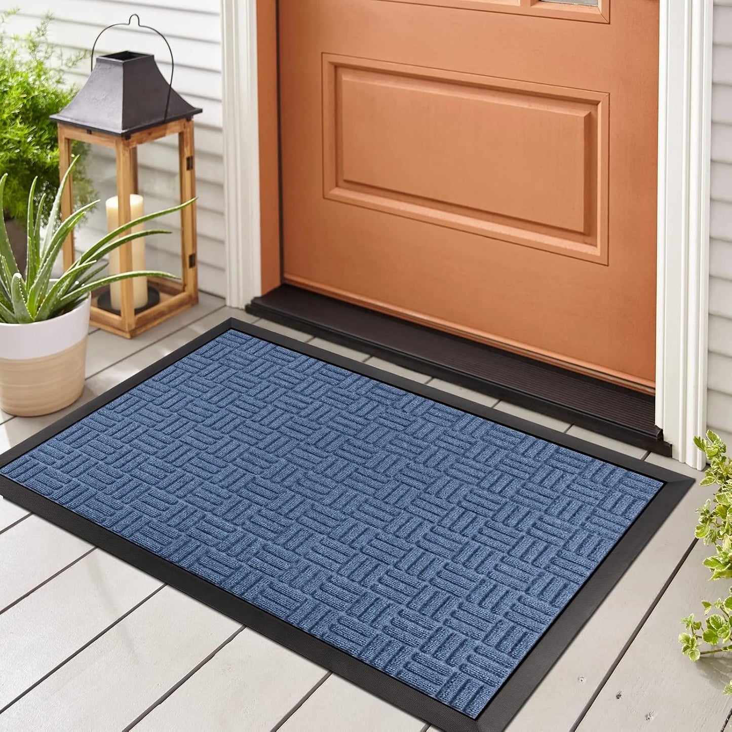 Mibao Welcome Mats Outdoor - Durable Skid Resistant Doormat