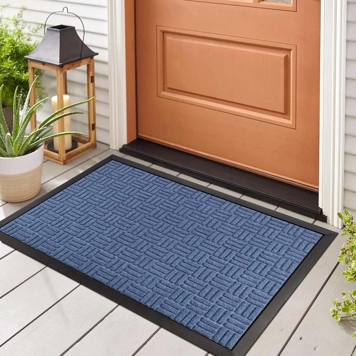 Mibao Welcome Mats Outdoor - Durable Skid Resistant Doormat