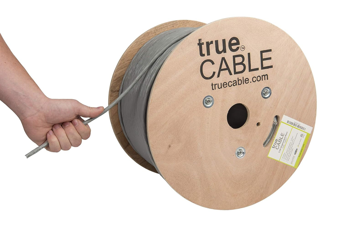 TRUE CABLE Cat6A Riser Bulk Ethernet Cable for High-Speed Networking