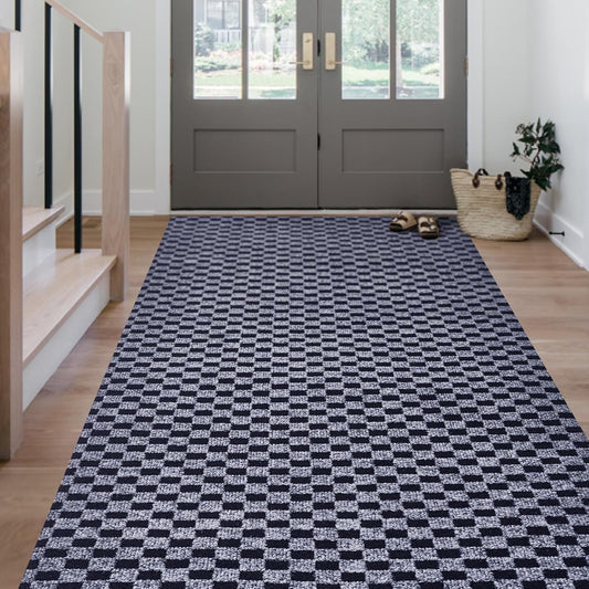 Outdoor Indoor 3ft x 55ft Runner Rug with Non-Slip Backing