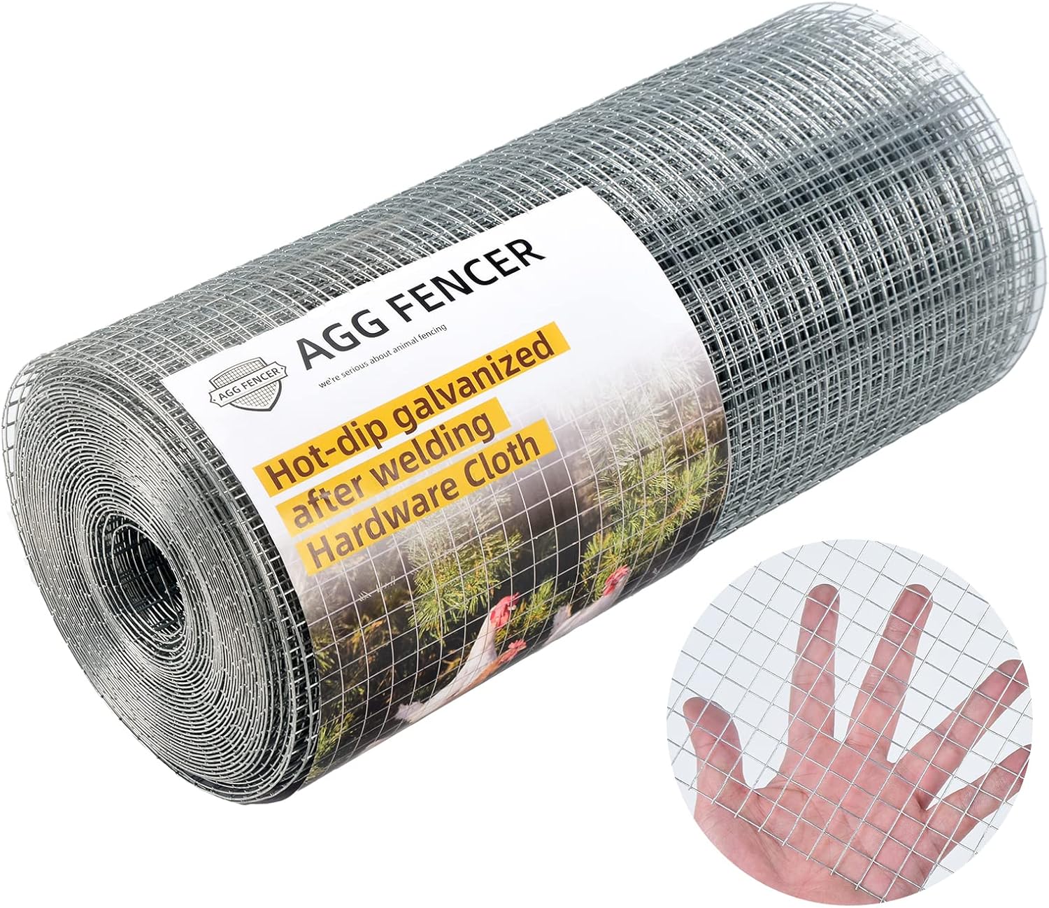 16in x 100ft Hardware Cloth for Poultry and Garden Fencing