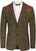 PJ PAUL JONES Men's Herringbone Tweed Blazer - Timeless Sport Coat