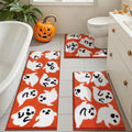 Pauwer Halloween Bathroom Rugs Set for Spooky Seasonal Decor