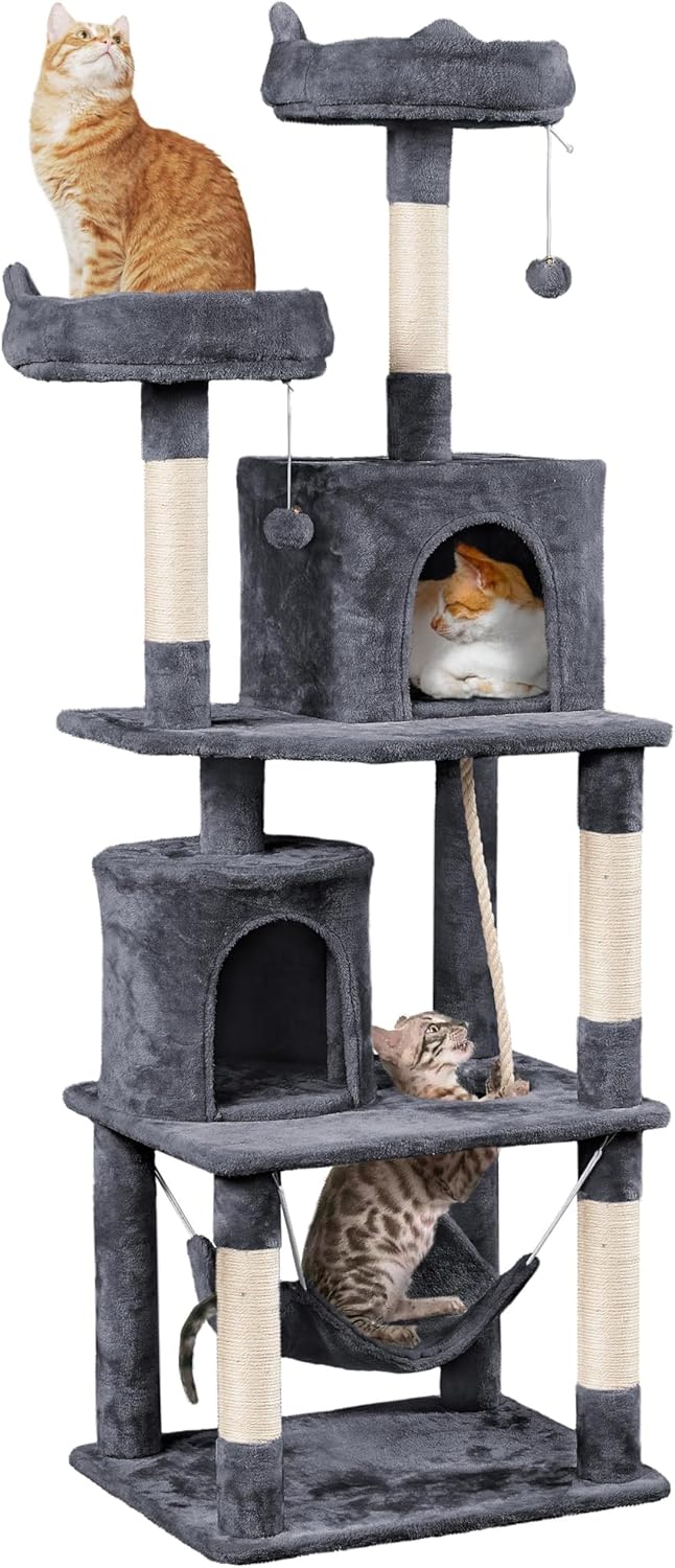 Multi Level Cat Tree with Condos and Perches for Cats
