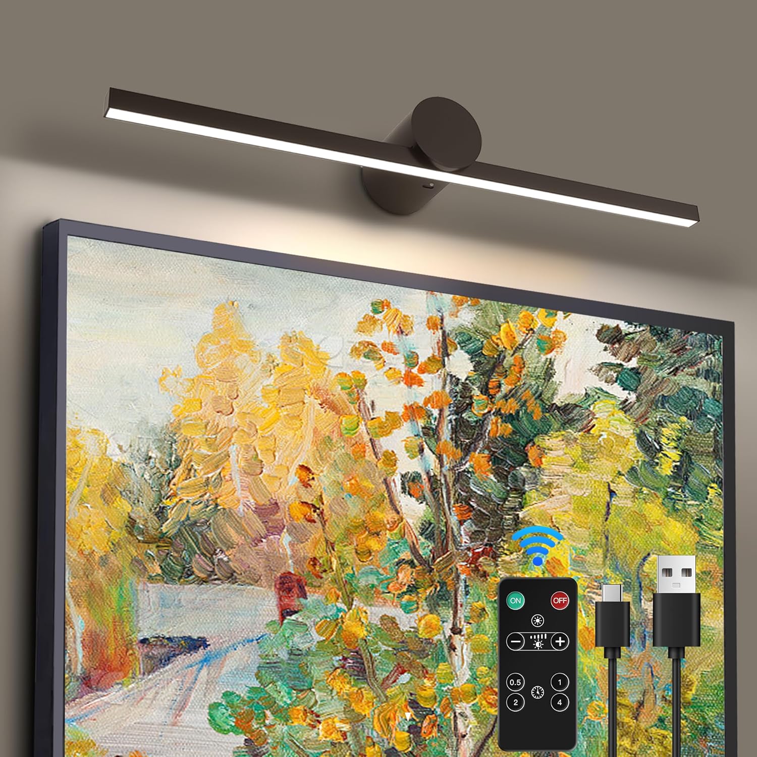 ZitoStory Battery Operated Picture Light with Remote Control