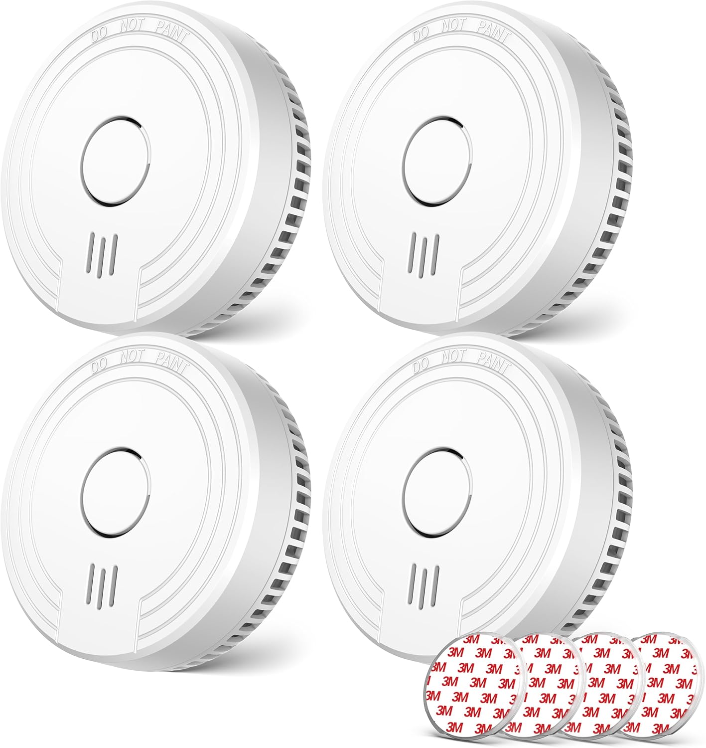 Ecoey Smoke Alarm Fire Detector with Photoelectric Technology