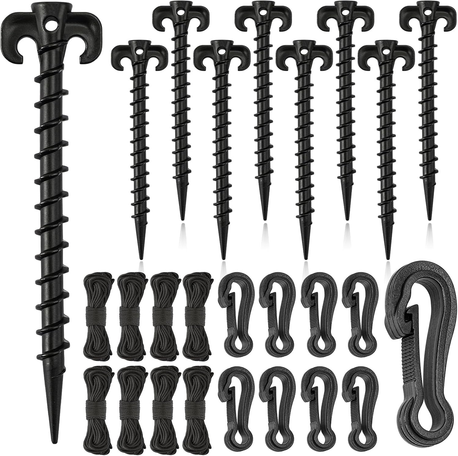 27pc Heavy Duty Inflatable Stakes Set for Outdoor Decor by AUGSUN