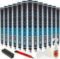 Rubber Golf Grips 13 Pack - High Traction, Choose Size & Color