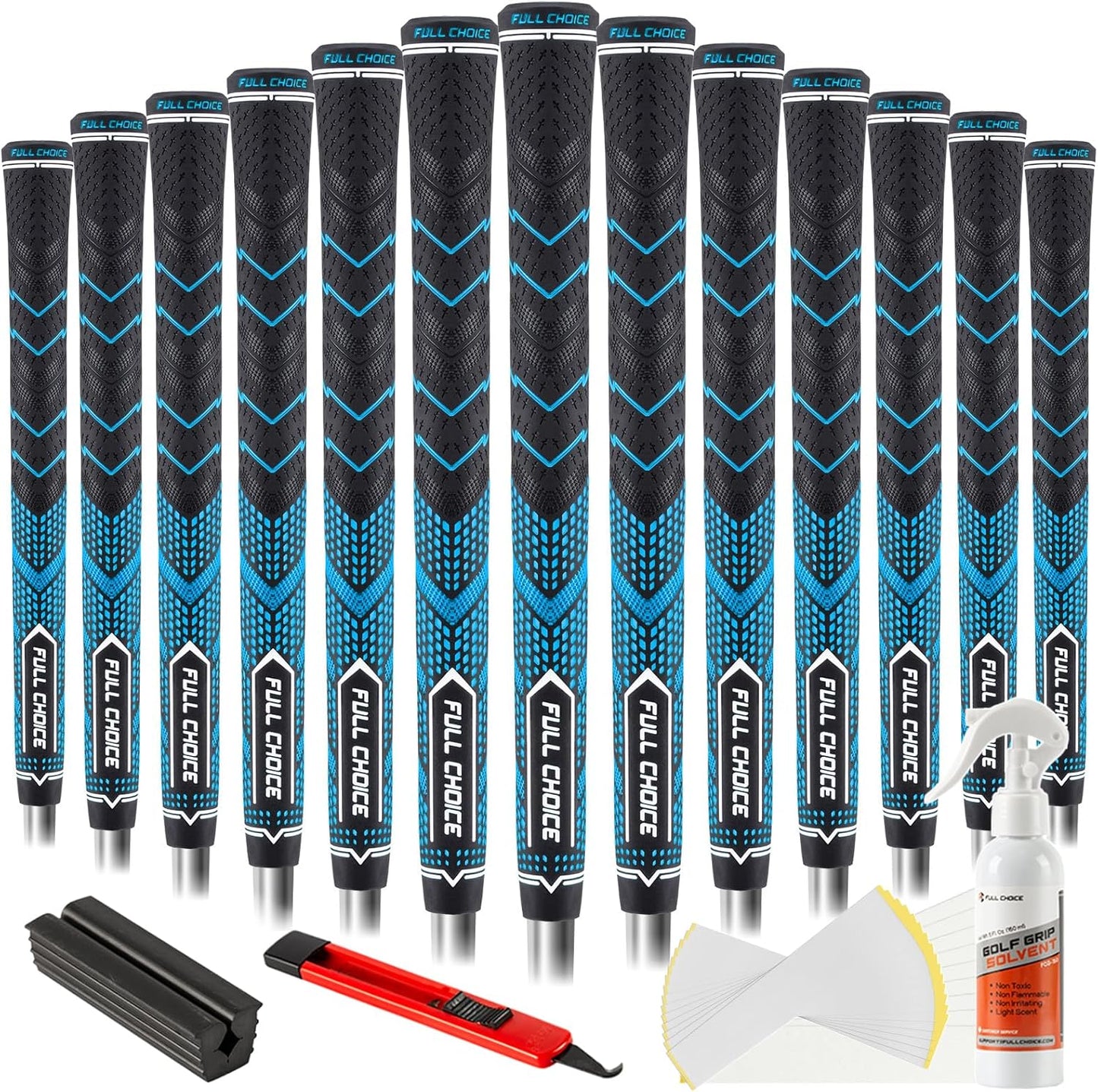 High Traction Rubber Golf Grips 13 Pack for Ultimate Control