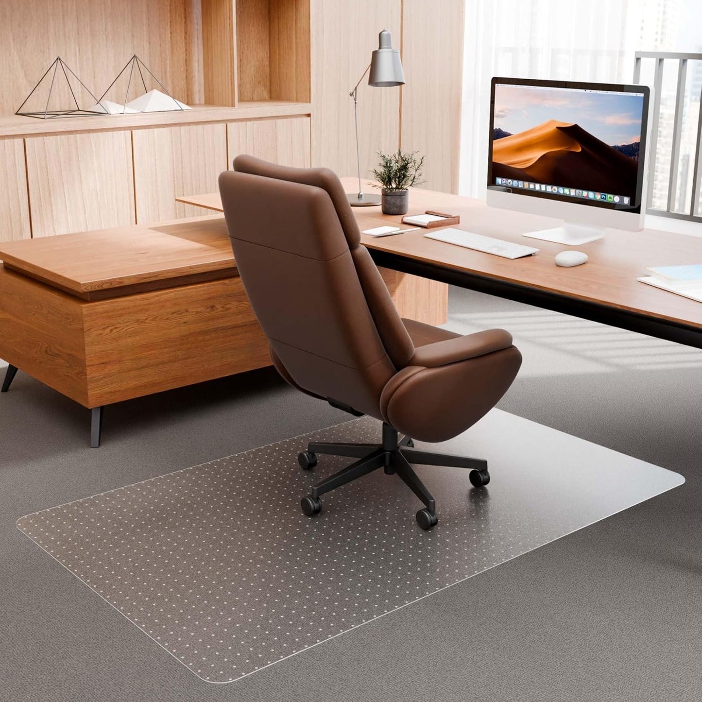 Large Office Chair Mat for Carpet - 36in x 60in Clear Mat