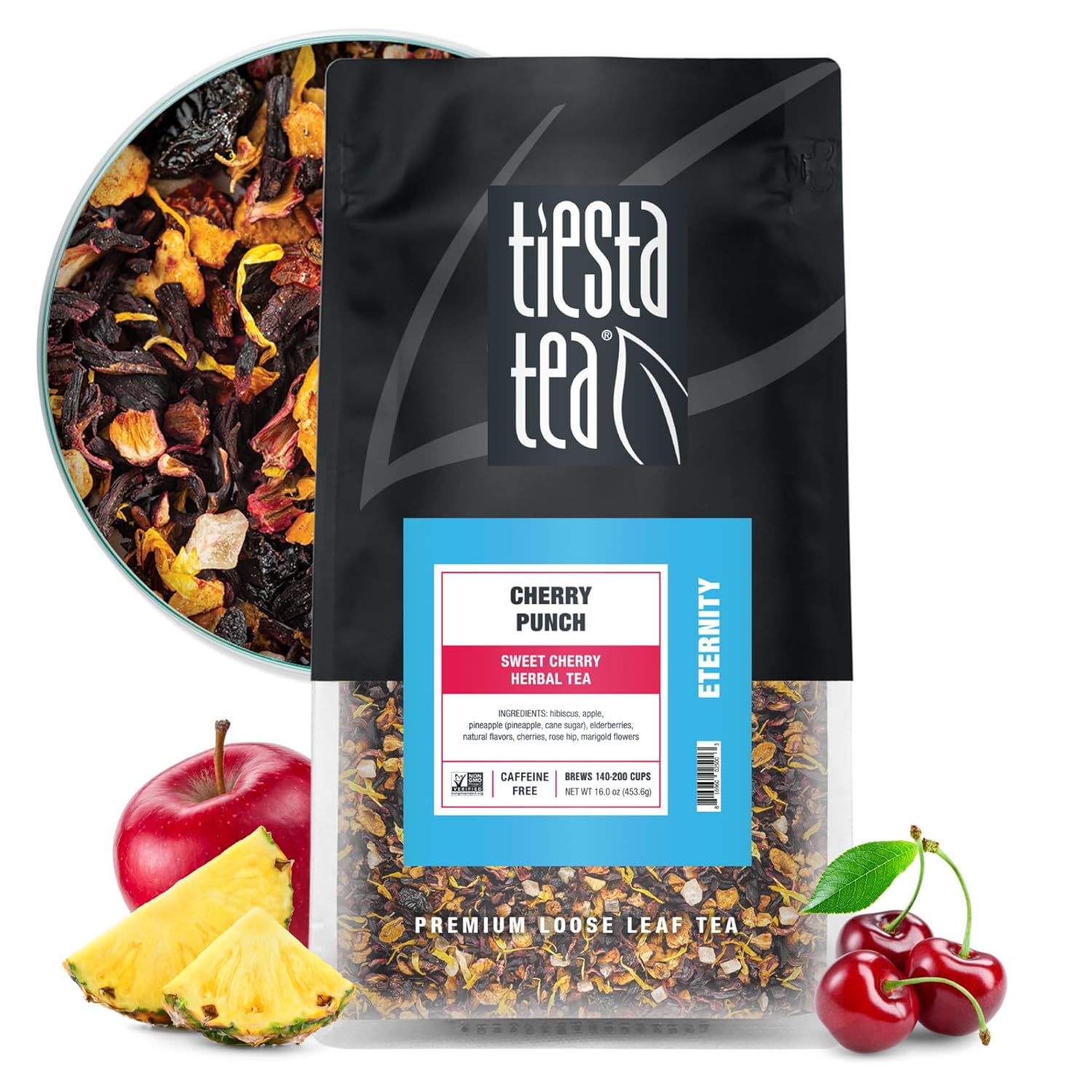 Cherry Punch Herbal Tea - Premium Loose Leaf Fruit Blend
