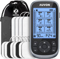 AUVON 3-in-1 TENS Unit Muscle Stimulator - Portable Pain Relief