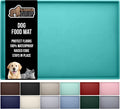 GORILLA GRIP Waterproof Raised Edge Silicone Pet Feeding Mat - 23x15