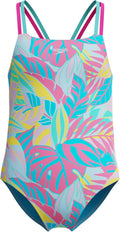Girl's One Piece Swimsuit Thin Straps - UPF 50+ Practice Suit