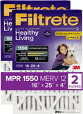 Filtrete 16x25x4 AC Furnace Air Filter for Healthy Living