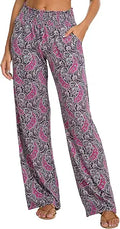 Urban CoCo Women's Boho Palazzo Pants for Casual Comfort