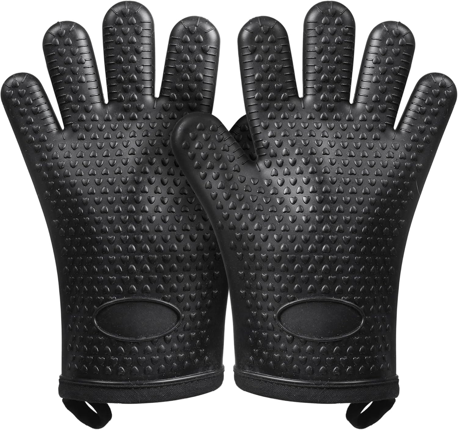 Heat-Resistant Silicone Oven Gloves - Waterproof & Non-Slip