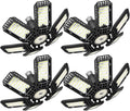 LED Garage Light 4 Pack 200W 20000LM 6500K - Bright 6-Panel Shop Light